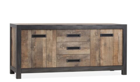 Dressoir Zagrata 2d/3l Kasten Lamulux