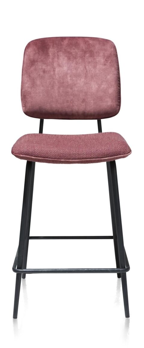 Xooon Barstoel Novali Burgundy Red Stoelen Stof